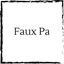 faux-pa