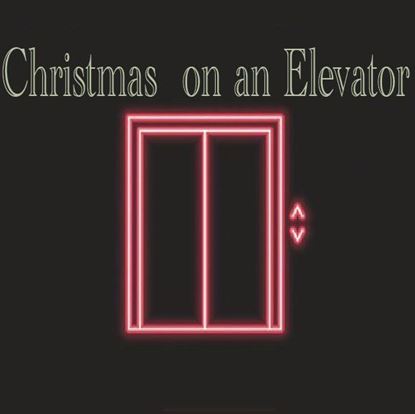 christmas-on-an-elevator
